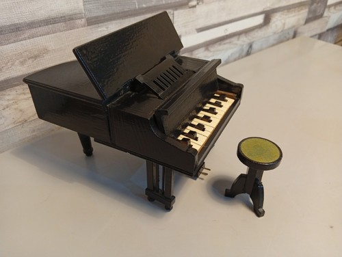 Vintage wooden grand - vintage, piano