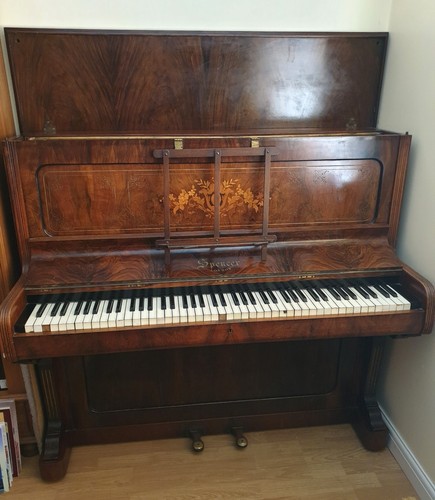 Spencer vintage upright piano - vintage,