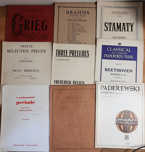Vintage bundle piano - bundle, brahms