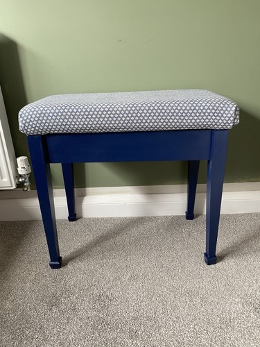 Vintage wooden piano stool - wooden,