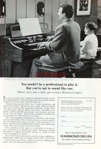 Vintage hammond 111 organ - vintage, 'e-111'