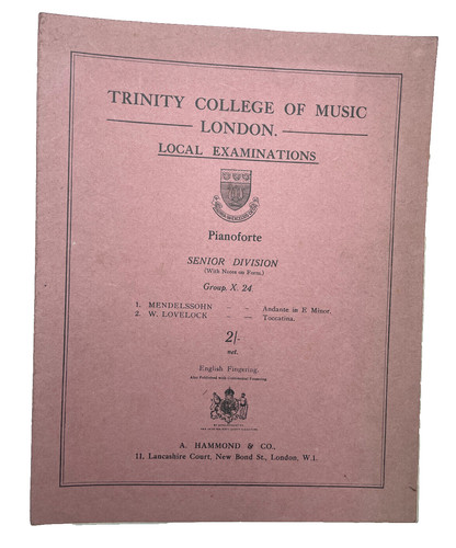 Piano exam pieces - , vintage