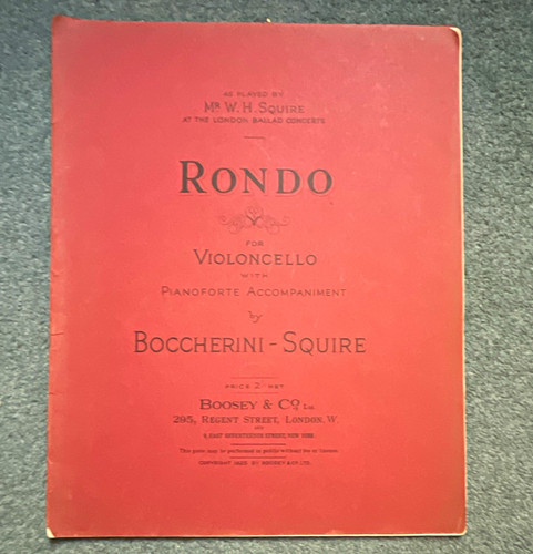 Boccherini squire rondo for - rondo,