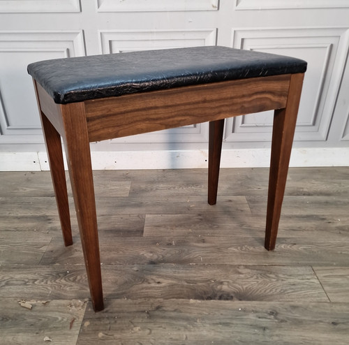 Vintage piano stool music seat - vintage,
