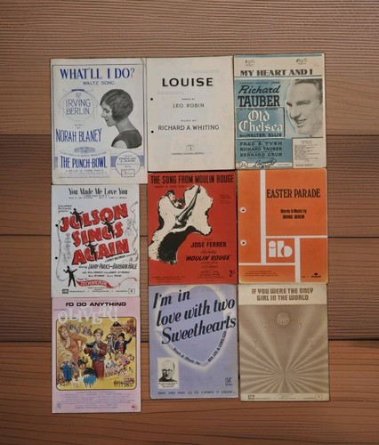 Vintage sheet music - sheet, collection