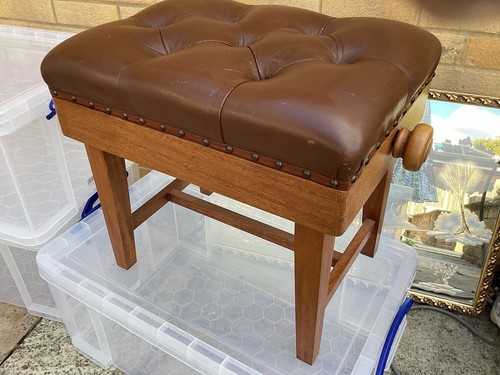 Vintage leather top adjustable - leather,