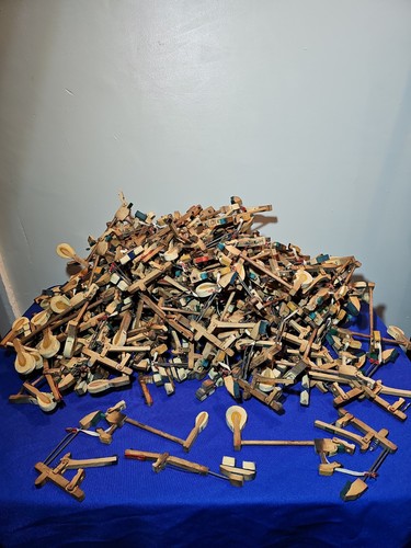 100 pcs vintage wooden - 100+,