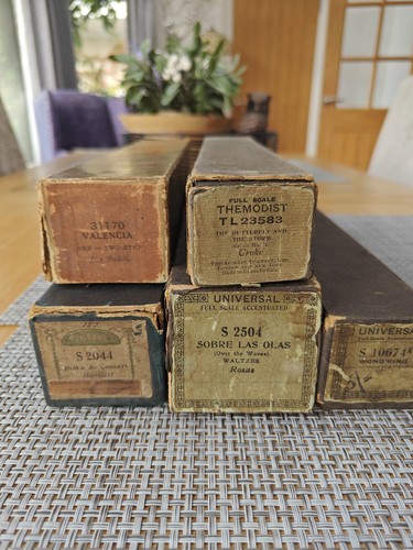 Vintage piano music rolls x - vintage,