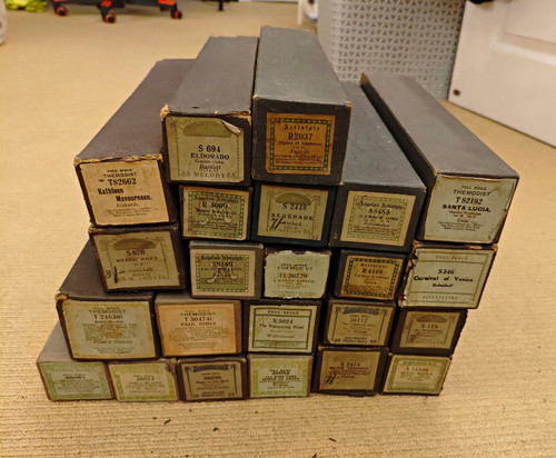 X23 pianola piano rolls lot - pianola,