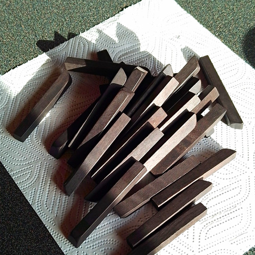 Vintage piano keys reclaimed - piano,
