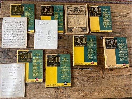 Vintage star folio - folio, piano